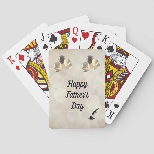 Happy Father’s Day Poker Cards (Back)
