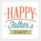 Fathers Day Square Sticker