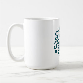 "Happy Father’s Day Typography – Vintage Mustache  Coffee Mug