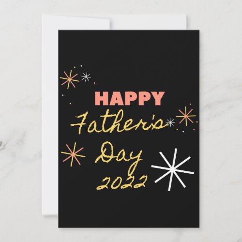 Happy _fathers Day 2022 holidays card for daddy