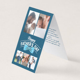 Happy Fathers Day 5 Photo Collage