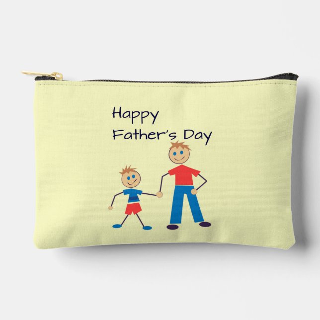 Happy Father's Day Accessory Pouch (Front)