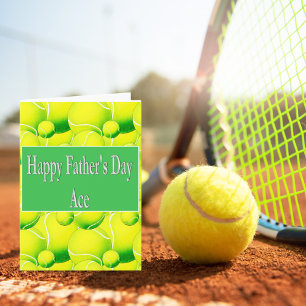 Happy Father's Day Ace! Tennis Ball Card