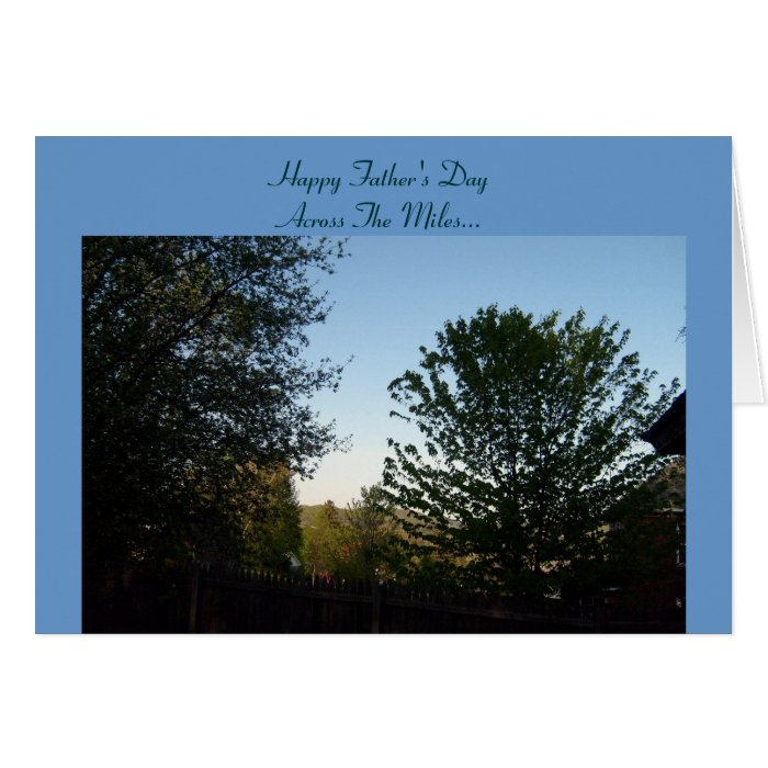 Happy Father's Day Across The MilesGreeting Card