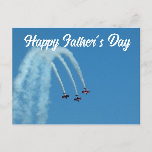 Happy Fathers Day _ Airshow Postcard