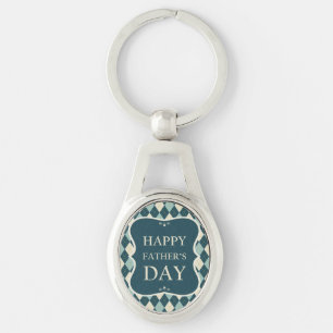 Happy Fathers Day, Argyle Keychain