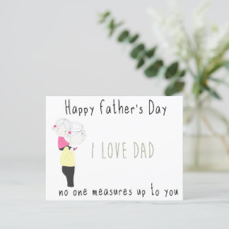 happy father's day around the world postcard