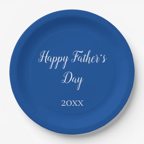 Happy Fathers Day Barbecue Paper Plates