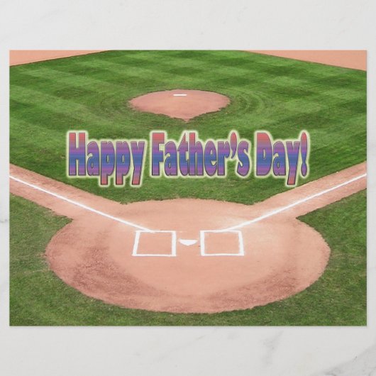 Happy Fathers Day Baseball (Front)