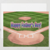 Happy Fathers Day Baseball (Front/Back)