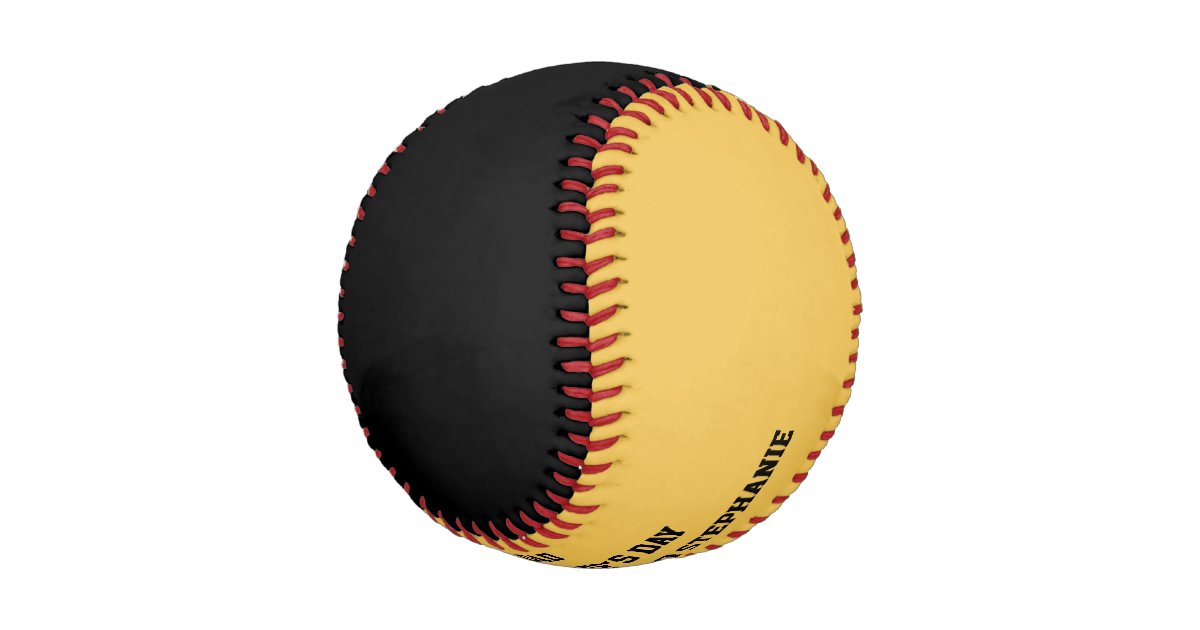 Happy Father's Day Baseball, #1 Dad, Custom Baseball | Zazzle