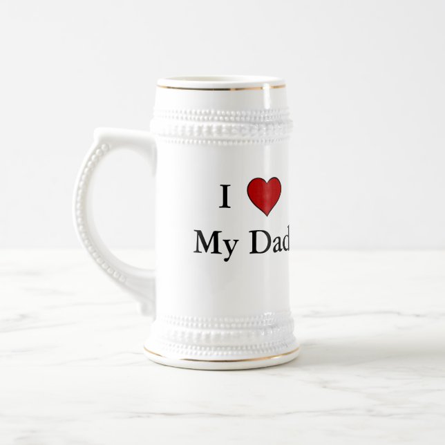 Happy Father's Day Beer Stein (Left)