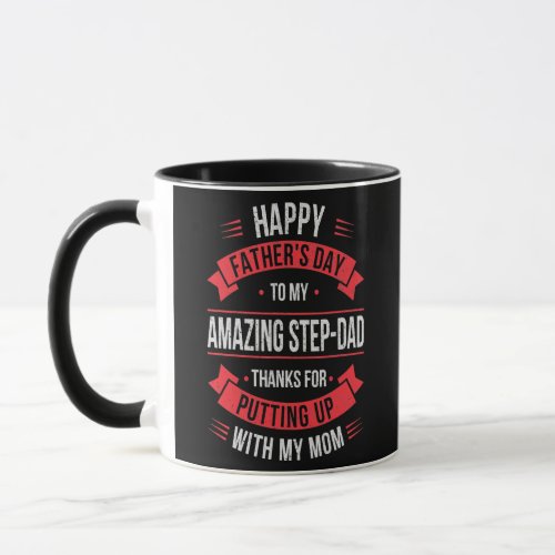 Happy Fathers Day Best Bonus Dad Ever For Mug