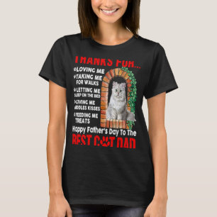 Happy Father's Day Best Cat Dad Cute Cat On Window T-Shirt