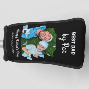 Happy Father's Day Best Dad By Par Custom Photo Golf Head Cover