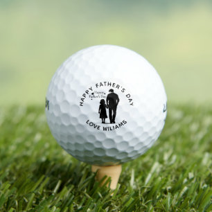 Happy Father's Day Best Dad By Par Personalized Go Golf Balls