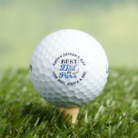 Happy Father's Day Best Dad By Par Personalized Golf Balls Happy Father's Day Best Dad By Par Personalized Golf Balls