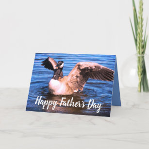 Happy Fathers Day Best Dad Ever Canada Goose Card