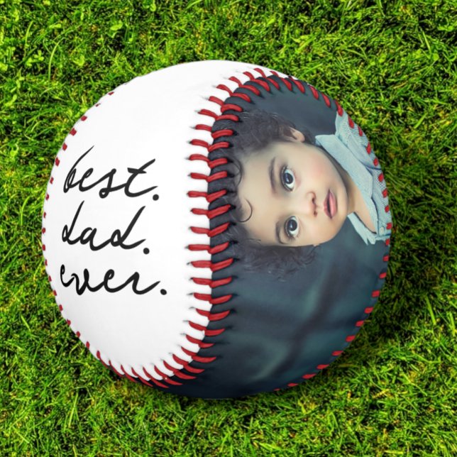 Happy Fathers Day Best Dad Ever Personalized Baseball (Happy Fathers Day Best Dad Ever Personalized Baseball from Ricaso. Add your own photos and message)