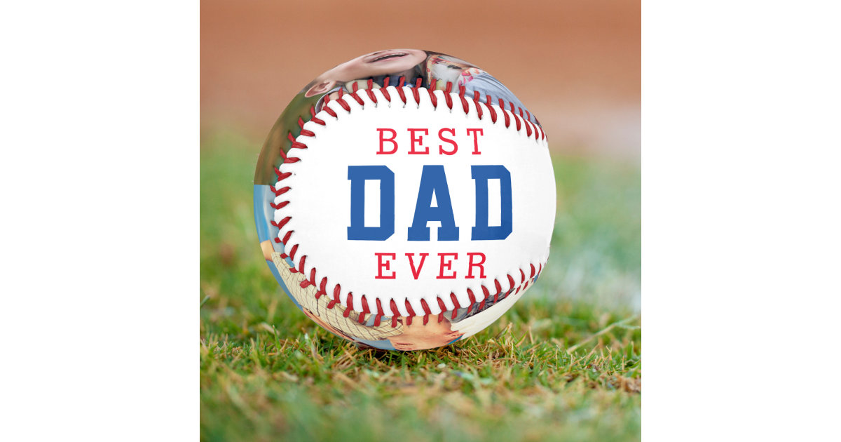 (Up To 6 Kids) Happy Father's Day To The Best Baseball Dad