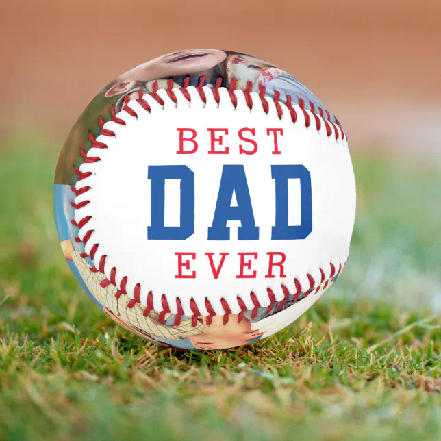 (Up To 6 Kids) Happy Father's Day To The Best Baseball Dad