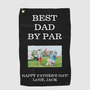 Happy Father's Day Best Dad Golf towel. Towel