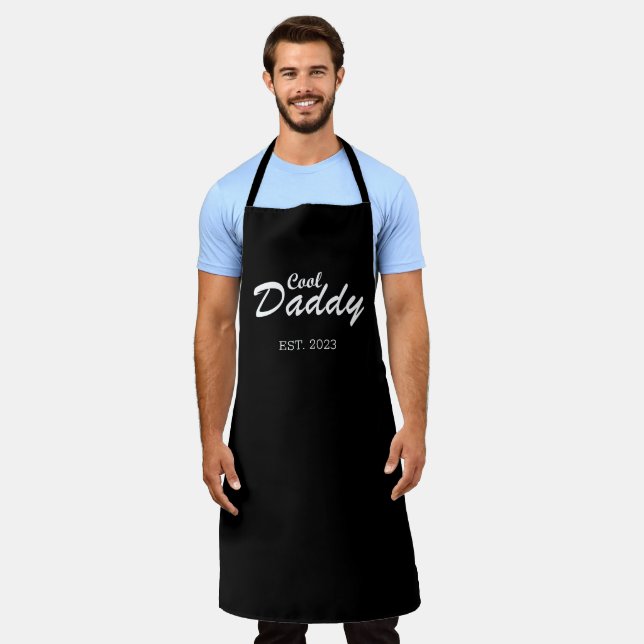 Happy fathers day best dad personalized gifts apron (Worn)