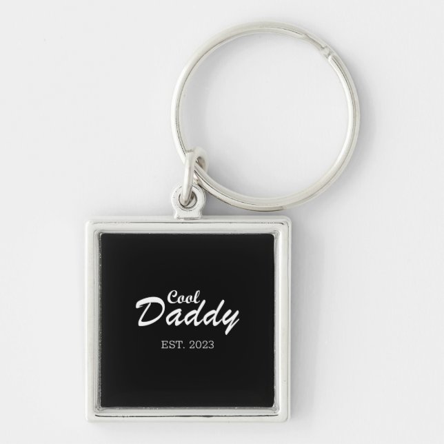 Happy fathers day best dad personalized gifts keychain (Front)