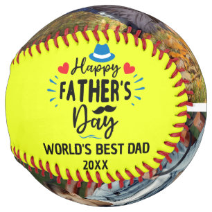 Happy Father's Day Best Dad Personalized Photos Softball