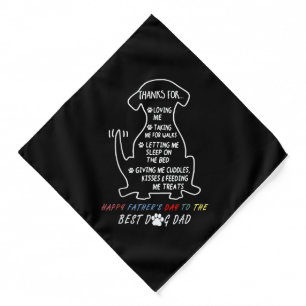 Happy Father's Day Best Dog Dad Bandana