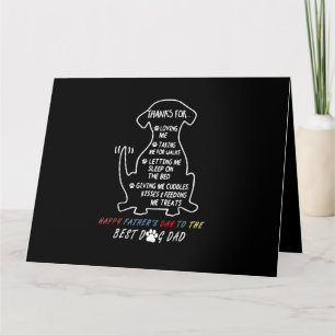 Happy Father's Day Best Dog Dad Card
