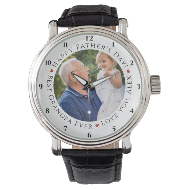 Personalized father's day online watch