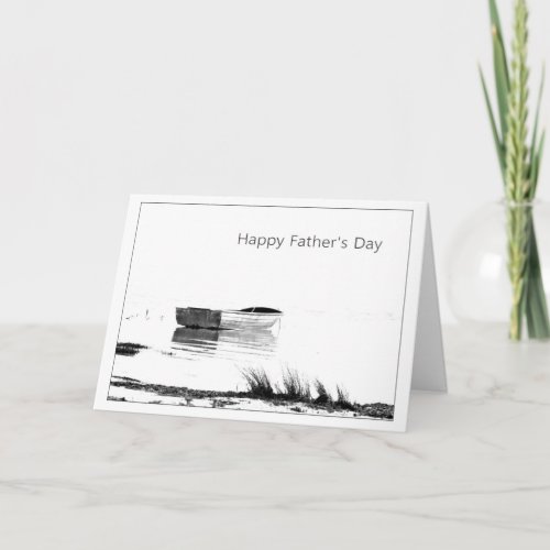 Happy Fathers Day Boat Card