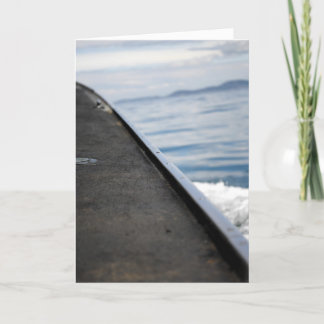 Happy Father's Day Boat on Water Card