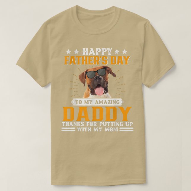 Happy Father's Day Boer Dog Dad Gifts For Men  T-Shirt (Design Front)