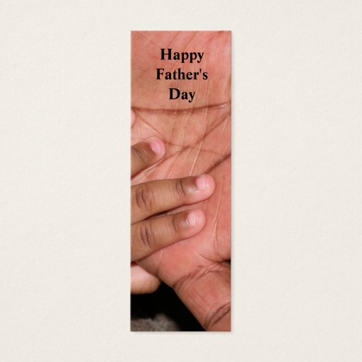 Customizable Happy Father's Day Bookmark Business Cards