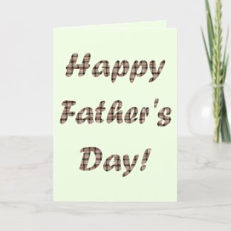 Happy Fathers Day Burlap Weave Greeting Cards