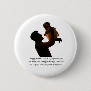 Happy Father's Day Button