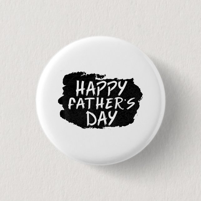 Happy Father's Day Button (Front)