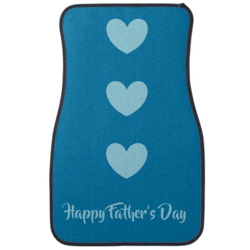 Happy Fathers Day car front seat covers Car Floor Mat