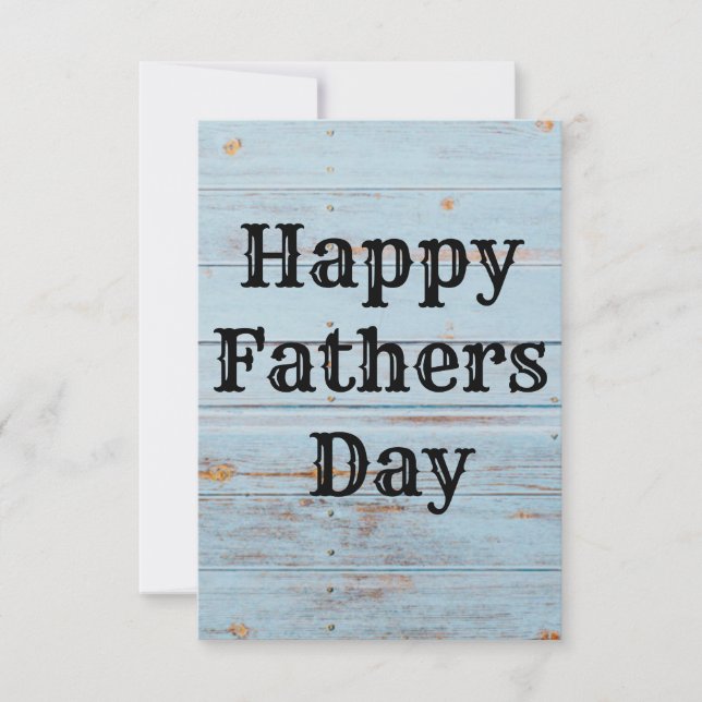 Happy Fathers Day Card (Front)