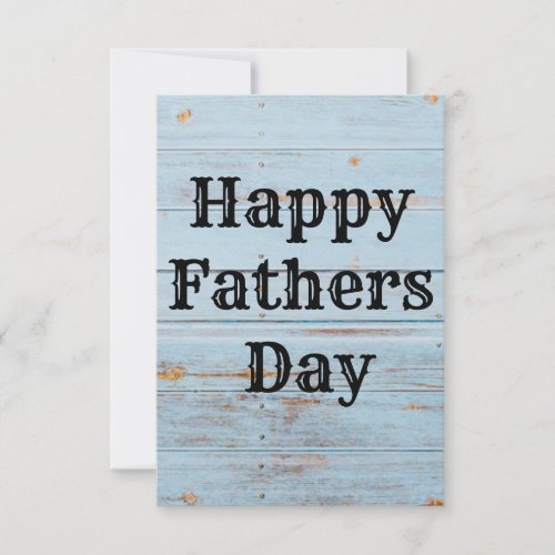 Happy Fathers Day Card