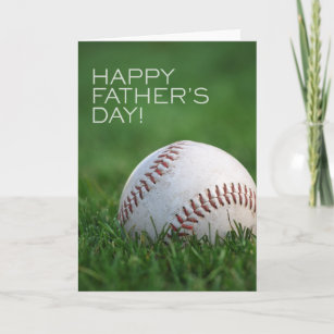 Baseball Father's Day Greeting Cards by Robert and Stella