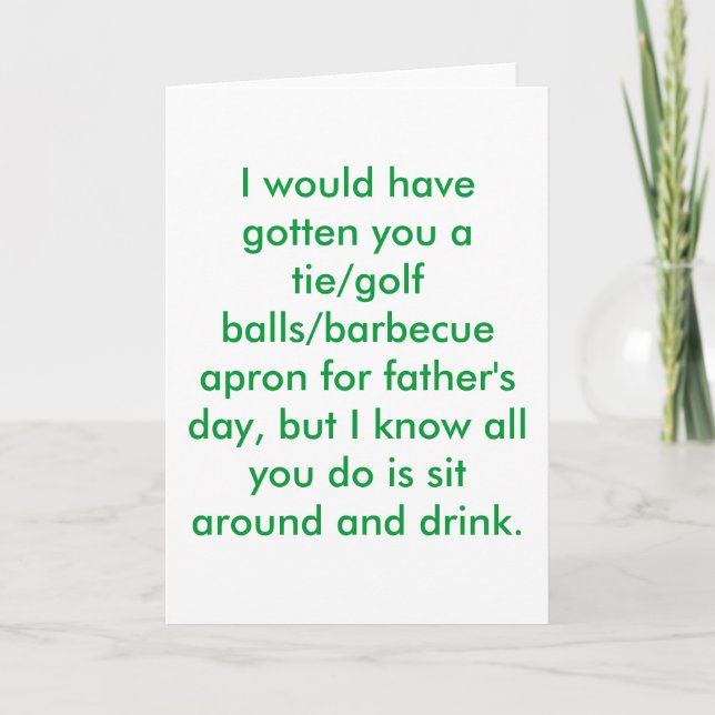 happy father's day! card (Front)