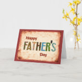 Happy Father's Day Card (Yellow Flower)