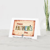 Happy Father's Day Card (Back)