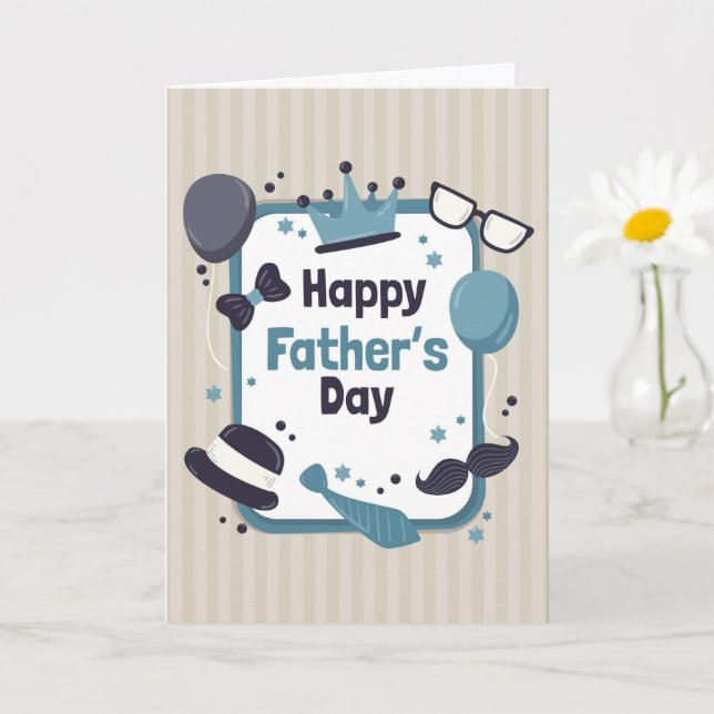Happy Fathers Day Card (Small Plant)