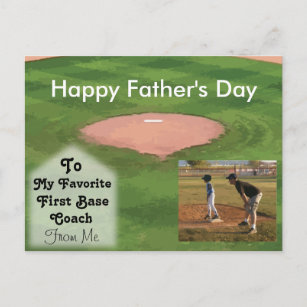  Play Strong Baseball Dad Appreciation Card BEST DAD EVER.  1-Pack (5x7) Illustrated Sports Fathers Day Greeting Card and Envelope  Awesome for Baseball Dads, Gifts and Gratitude - He'll Love It! 