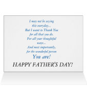 Happy Father's Day Cards (Inside Horizontal (Top))