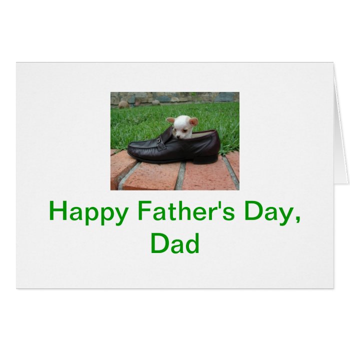 Happy Father's Day Chihuahua Card